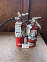 2 Charged Fire Extinguishers