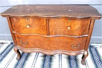 OAK CHEST OF DRAWERS,, CIRCA 1900