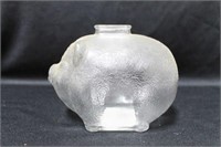 GLASS PIGGY BANK