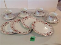china 4 pl setting snack dishes