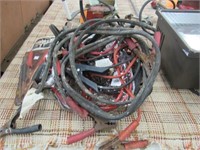 Stack of Jumper Cables and Parts