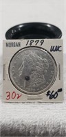 (1) 1879 Morgan Silver One Dollar Coin