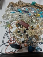 Lot of Various Costume Necklaces-Silvertone and
