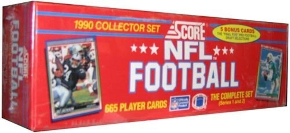 1990 Score Football Cards Factory Set