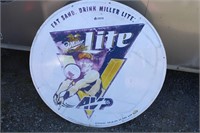 36" Miller Beer  Metal Sign