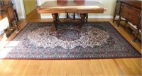 Classic Persian Style Pattern Low Pile Wool Rug