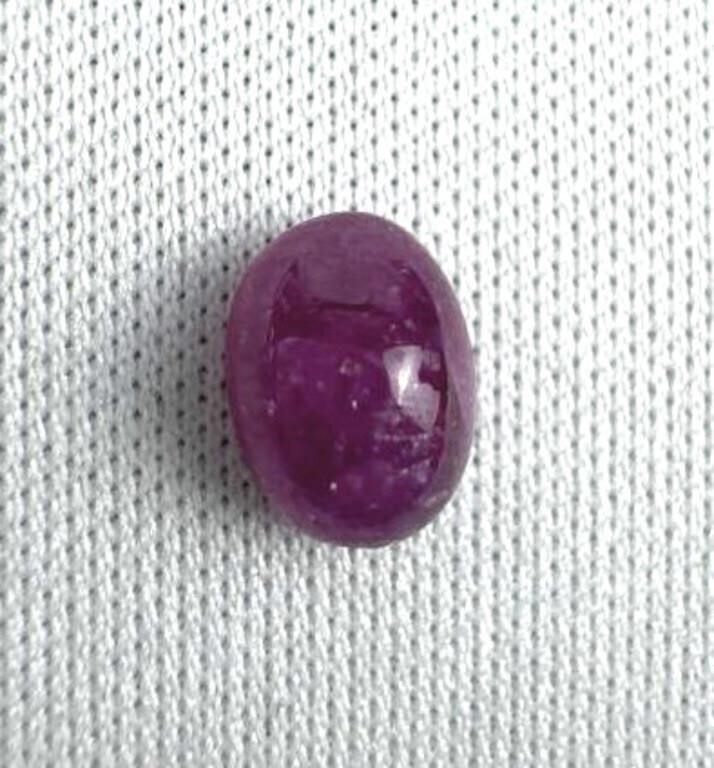1.39Ct Oval Ruby Cabochon