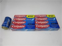 8 tubes de pate a dent Colgate