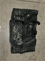 Large Black Camo Duffle Bag