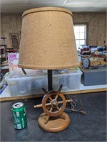 VTG Ship Wheel Lamp