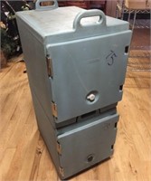 2 Cambro Stackable Insulated Hot Boxes
