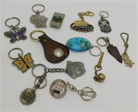 13 Key Chains and 1 Money Clip