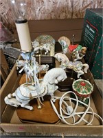 Lot of Carousel Horse Figures