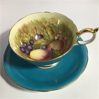 AYNSLEY D. JONES ORCHARD TEACUP & SAUCER