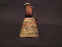 Bevin Brothers Cow Bell Original Label and Strap