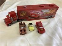 Cars toys and semi