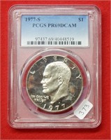 1977 S Eisenhower Dollar PCGS PR69 DCAM