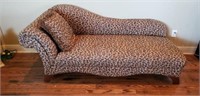 Cheetah Print Fainting Sofa