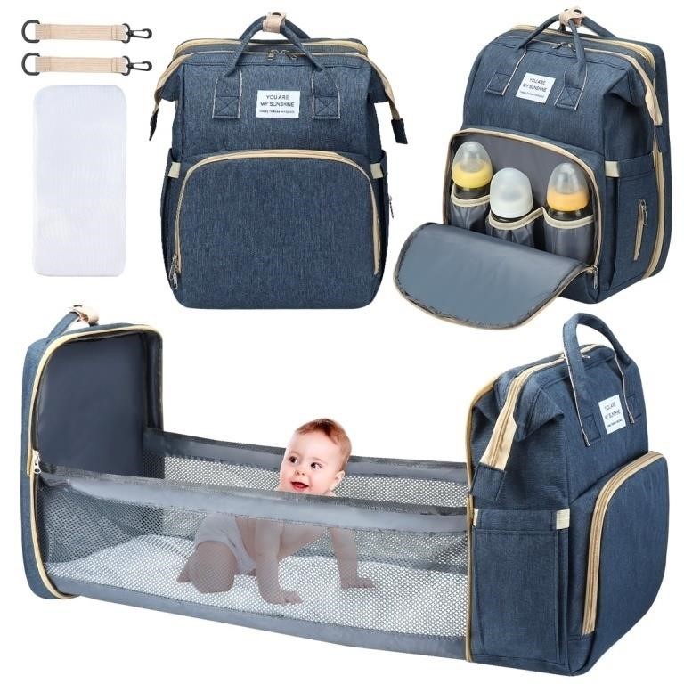 M577  Caveen Diaper Backpack 3 in 1 Blue