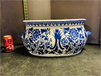 Bombay Porcelain Oval Shaped Large Planter