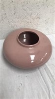 7” x13” pink round vase