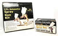 Central Pneumatic Spray Gun Kit with Extra