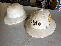 Vintage Bear Safety Service pith hard hat
