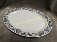 1920's syracuse china oval platter floral