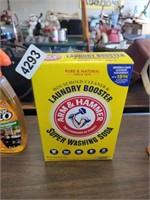 BOX OF ARM AND HAMMER WASHING POWDER