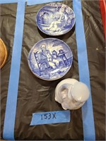 Three Miniature Plates Made in England (see pics)
