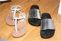 Two pairs of sandals, Gianni Bini, Nine West