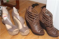 2 pairs of heels- Jessica Simpson, Nine West, size