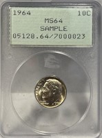 S - 1964 ROOSEVELT SILVER DIME (D7)