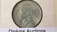 Jefferson silver nickel coin