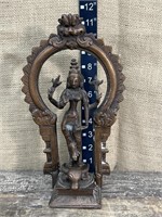 Brass(?) Durga idol