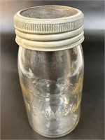 ANTIQUE RIGHT FACING BEAVER JAR