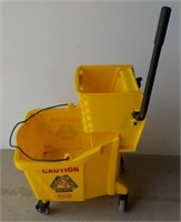 Mop Bucket with squeegee.