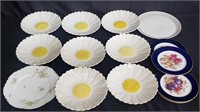 Group of porcelain plates made in Germany