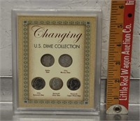 US dimes collection