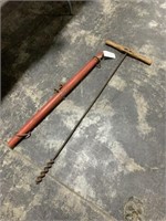 Wooden Evener and Drill Brace