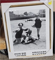 THE THREE STOOGES FRAMED PRINT