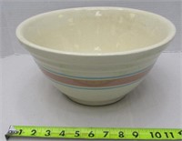 Vintage McCoy USA Blue Pink Ring Mixing Bowl