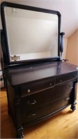 Antique dresser with mirror drawers