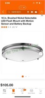 16" flush mount light