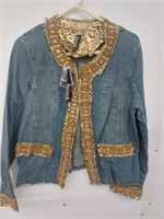 Size XL berek Jean jacket NWT