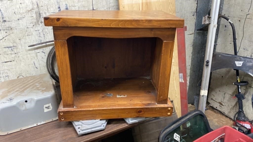 Wooden end table