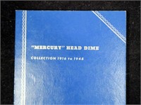 72- Partial set Mercury dimes 1916-1945