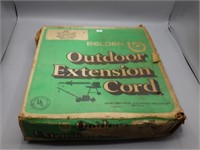 Belden brand outdoor extension cord in box