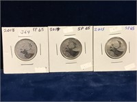 2013, 14, 15  Canadian  Quarters  SP65