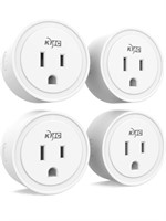 KMC Smart Plug Mini 4-Pack, Wi-Fi Outlets for